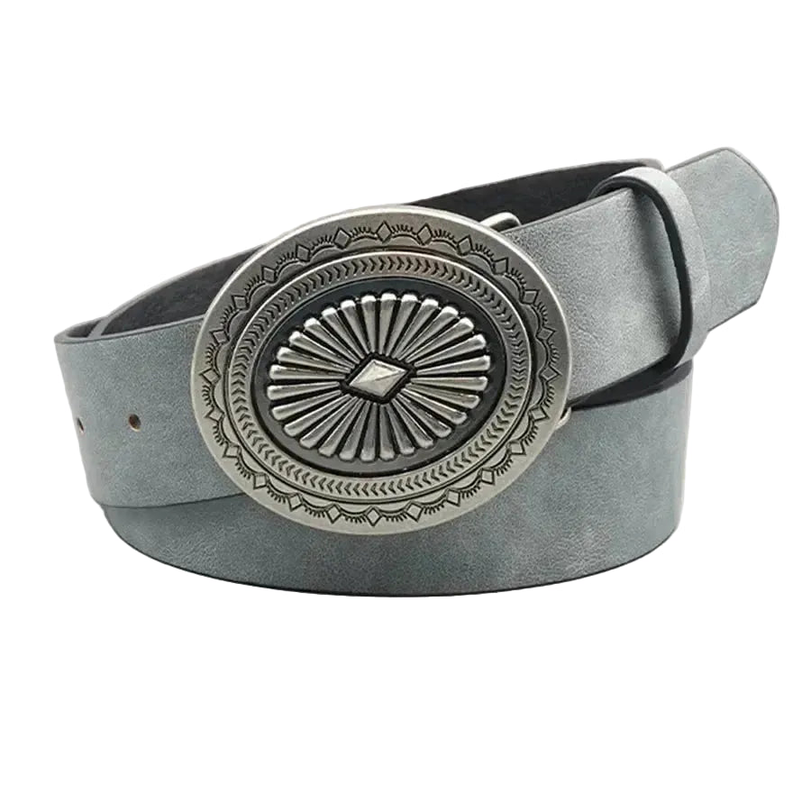 Ceinture classique en cuir pour femme